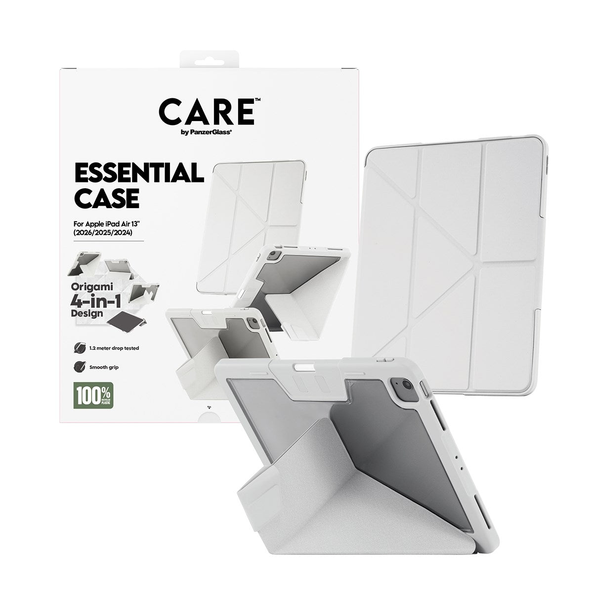CARE™ by PanzerGlass Essential Case Hell Grau iPad Air 13